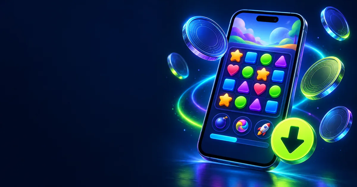BC Game app for India on a phone with a download badge